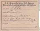 Etiketten zu Turmalin (Dravit) (NHMW-MIN-Ah94)